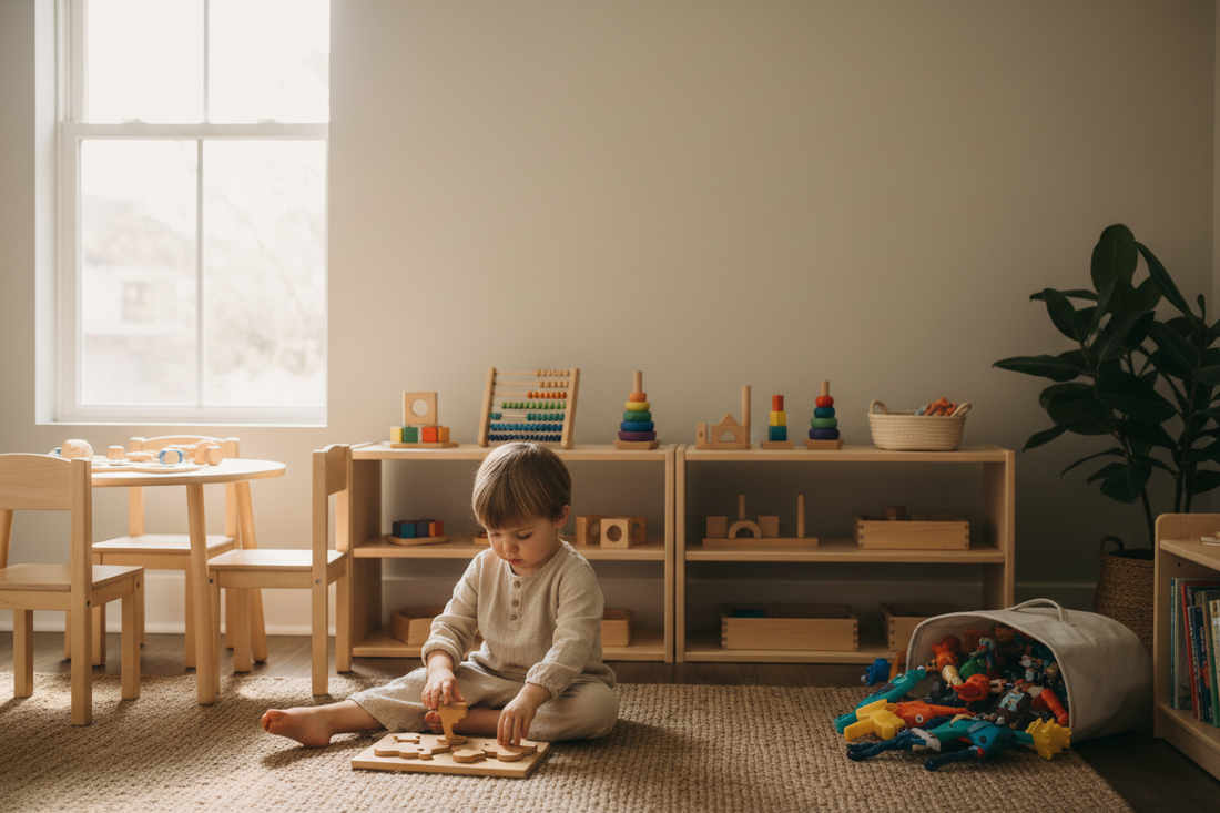 Túl sok játék van otthon? Így hat a gyermek figyelmére – Montessori szemlélettel