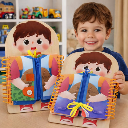 Montessori KezesKaland - Öltözködős Ügyességkönyv