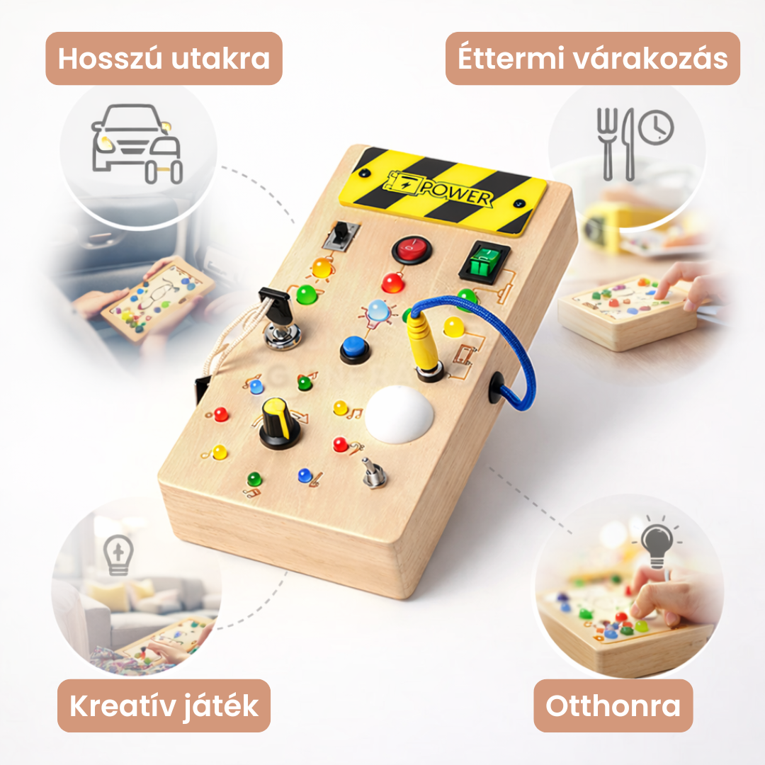 Montessori Kapcsolókaland - Kapcsolótábla, Amit Végre Szabad Nyomogatni