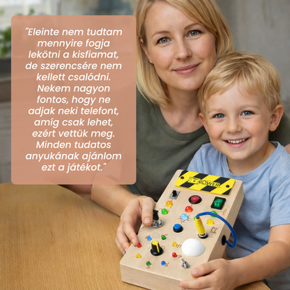 Montessori Kapcsolókaland - Kapcsolótábla, Amit Végre Szabad Nyomogatni