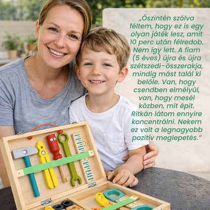 Montessori MiniBuilder Szerelős Játék 3-7 éveseknek
