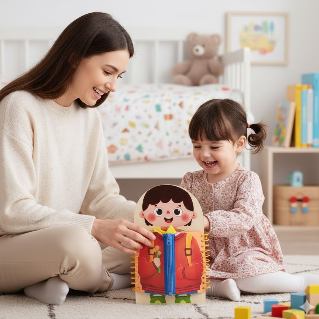 Montessori KezesKaland - Öltözködős Ügyességkönyv