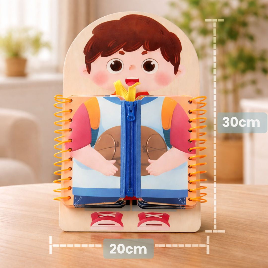 Montessori KezesKaland - Öltözködős Ügyességkönyv