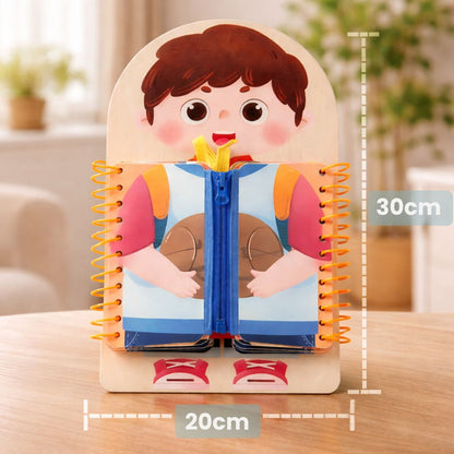 Montessori KezesKaland - Öltözködős Ügyességkönyv