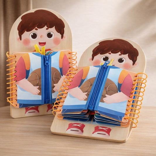 Montessori KezesKaland - Öltözködős Ügyességkönyv