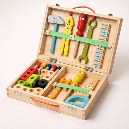 Montessori MiniBuilder Szerelős Játék 3-7 éveseknek