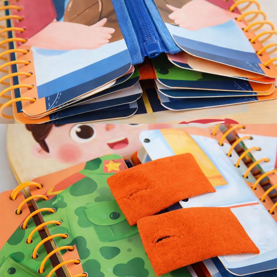 Montessori KezesKaland - Öltözködős Ügyességkönyv