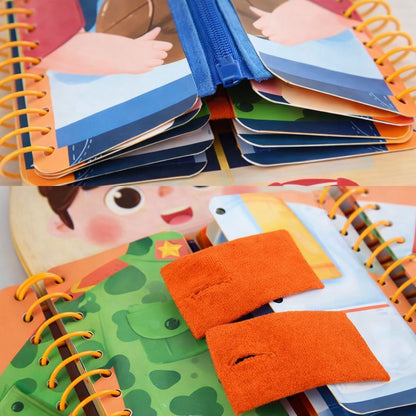 Montessori KezesKaland - Öltözködős Ügyességkönyv