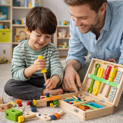 Montessori MiniBuilder Szerelős Játék 3-7 éveseknek