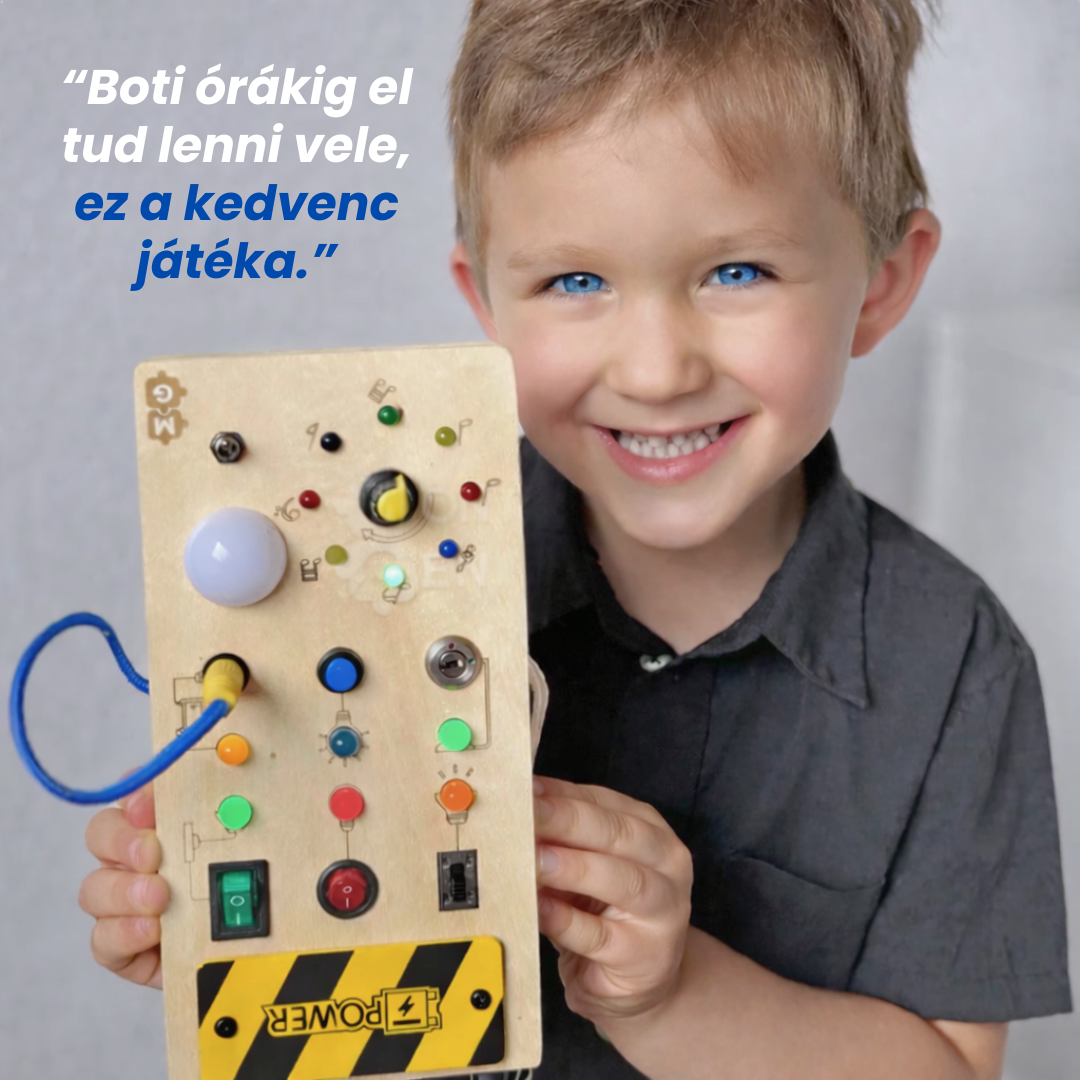 Montessori Kapcsolókaland - Kapcsolótábla, Amit Végre Szabad Nyomogatni