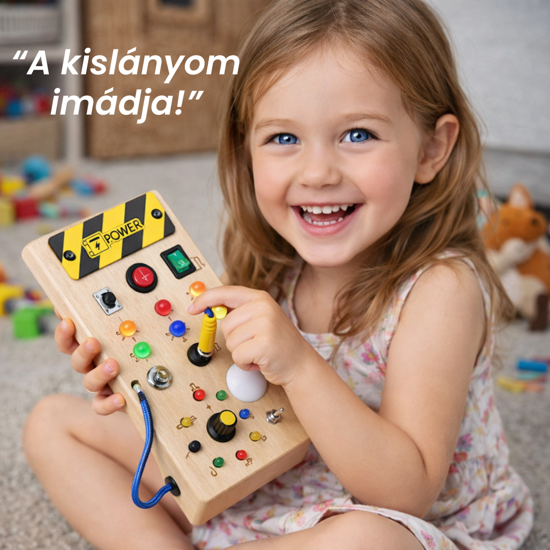 Montessori Kapcsolókaland - Kapcsolótábla, Amit Végre Szabad Nyomogatni