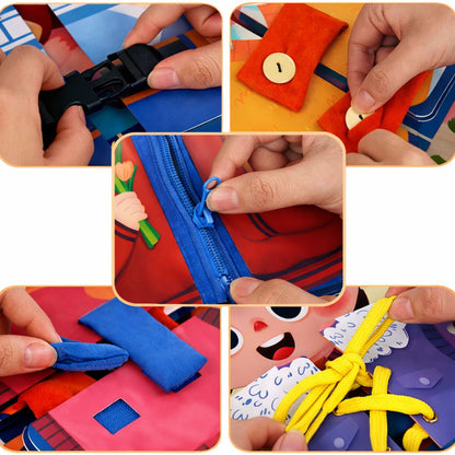 Montessori KezesKaland - Öltözködős Ügyességkönyv