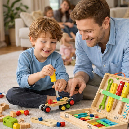 Montessori MiniBuilder Szerelős Játék 3-7 éveseknek